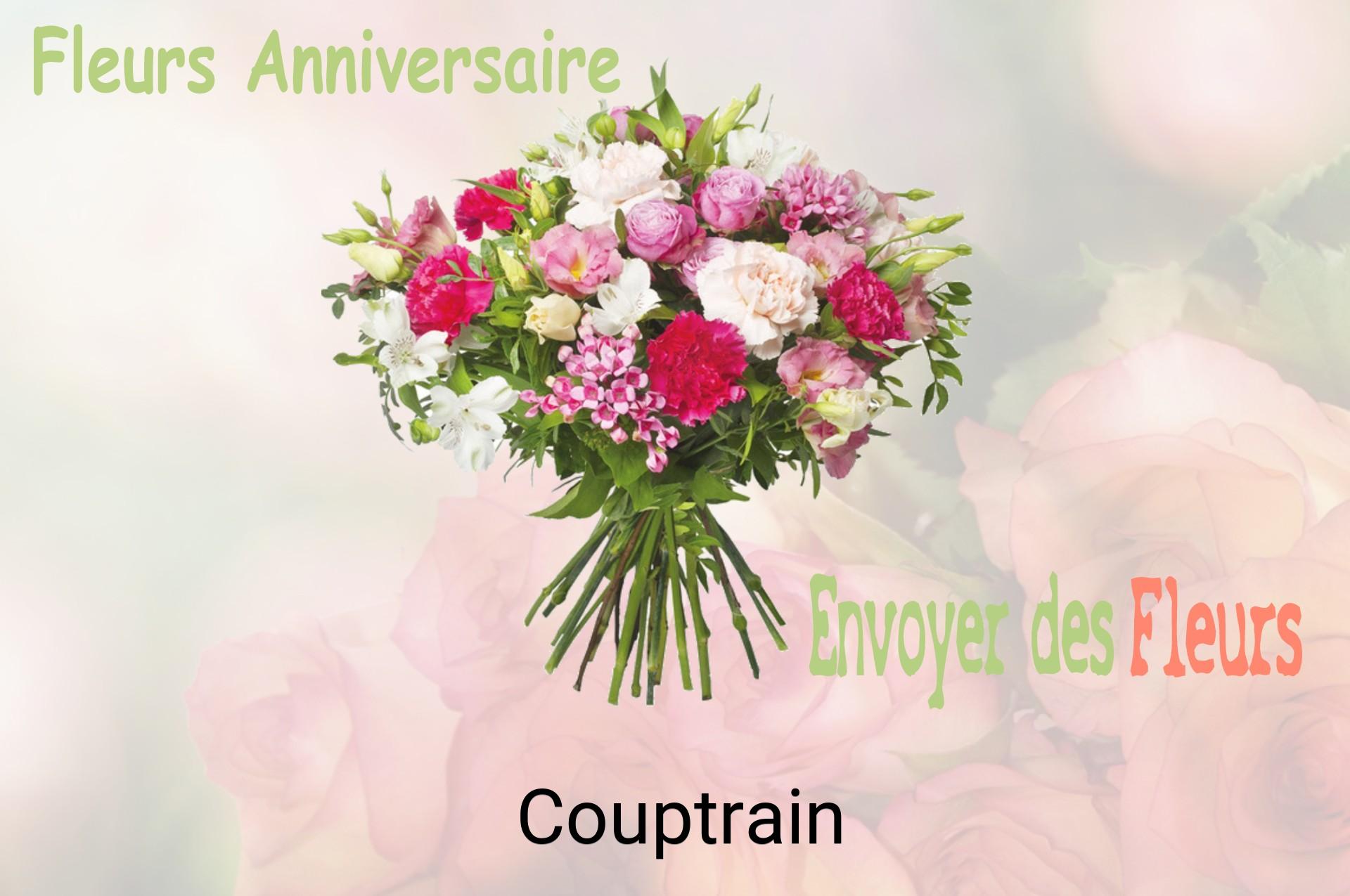 Bouquet de fleurs d’anniversaire livré à Couptrain